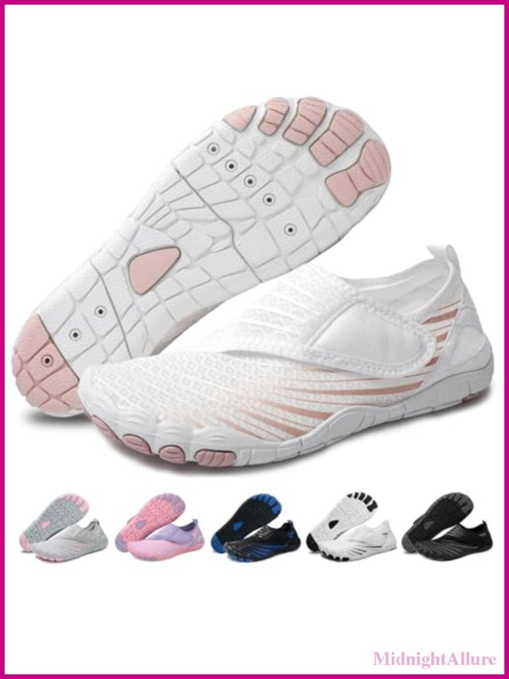 Barefoot Hiking Water Shoes with Wide Toe Box and Zero Drop - Quick Dry - Lace